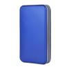 alavisxf xx CD Holder, 72 Capacity CD/DVD Case Holder Portable Wallet Storage Organizer Hard Plastic Protective Storage Holder for Car Travel(72 Capacity, Blue 72) view 1