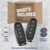2X KeylessOption Key Fob Replacement for 2011 2012 2013 2014 2015 2016 2017 2018 2019 2020 Ford Escape Explorer Focus Taurus Lincoln Navigator MKX Remote, 5-Button M3N5WY8609, Locksmith Required view 3