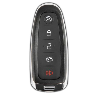 KeylessOption Key Fob Replacement for 2011 2012 2013 2014 2015 2016 2017 2018 2019 2020 Ford Escape Explorer Focus Taurus Lincoln Navigator MKX Remote, 5-Button M3N5WY8609, Locksmith Required