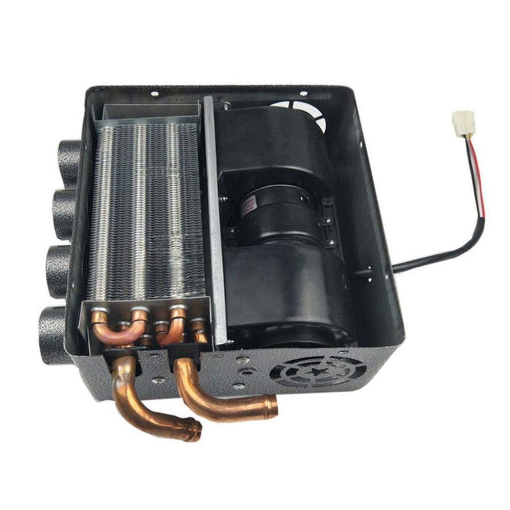 Car Truck Universal Underdash Heater 12V Gray 4 Port Underdash Heater+ Copper Tube