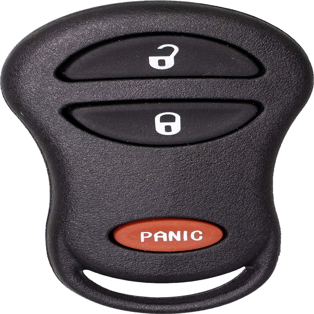 APDTY 141467 Keyless Entry Remote Transmitter Key Fob Fits 1999-2000 Durango or Dakota 1999-2003 Dodge Ram 1500 2500 3500 Pickup (Replaces 3-Button; Replaces 56045497AB, 56045497A, 56045497AA)
