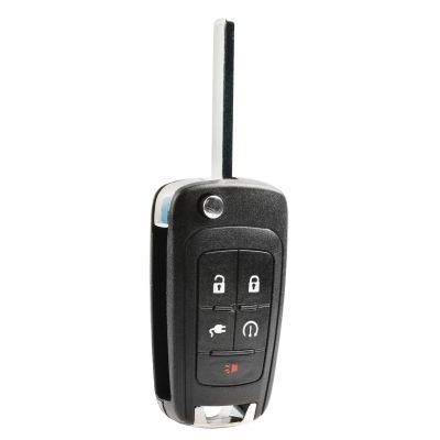 fits 2011 2012 2013 2014 2015 Chevrolet Volt Flip Key Fob Keyless Entry Remote (22923862, 22737521)