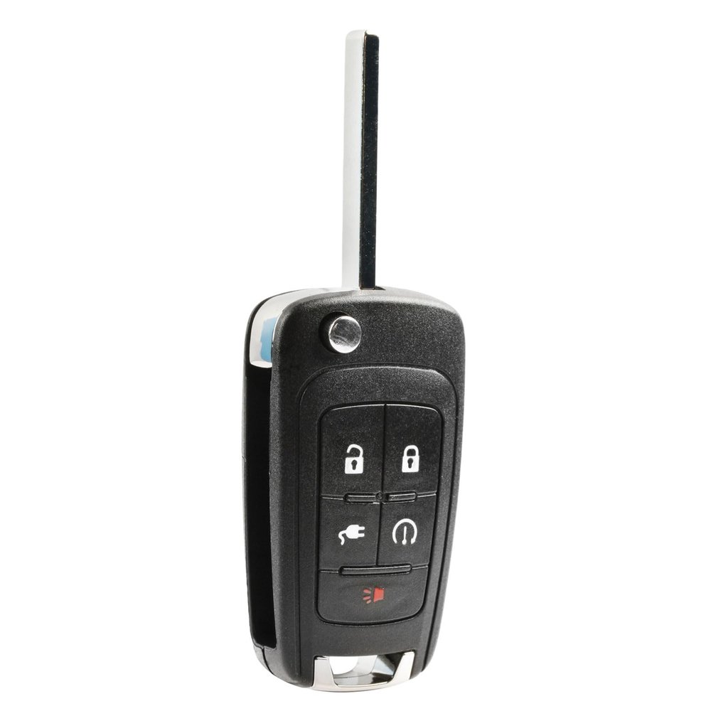 fits 2011 2012 2013 2014 2015 Chevrolet Volt Flip Key Fob Keyless Entry Remote (22923862, 22737521)