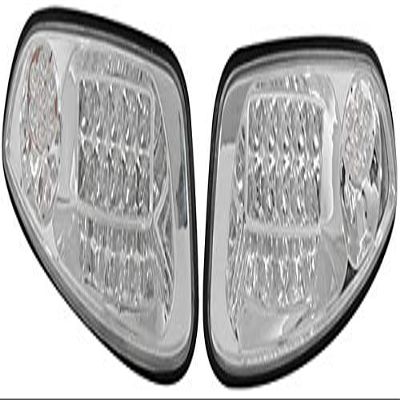 RHOX Golf Cart EZGO RXV Factory Style LED Headlight w/Bezels - Clear Lens