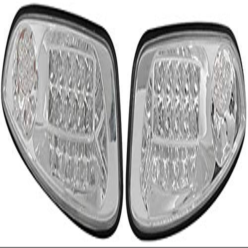 RHOX Golf Cart EZGO RXV Factory Style LED Headlight w/Bezels - Clear Lens