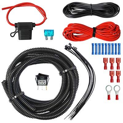 RHOX Golf Cart LED Utility Wiring Kit w/Toggle Switch 12' Wire
