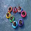 Pack of Four Bradley Heavy Duty Tubes for Floating the River; Whitewater Water Tube; Rubber Inner Tube with Cover for River Floating; Linking Tubes for Floating the River; River raft Tube Orange view 4