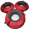 Pack of Three Bradley Heavy Duty Tubes for Floating the River; Whitewater Water Tube; Rubber Inner Tube with Cover for River Floating; Linking Tubes for Floating the River; River raft Tube Red view 1