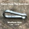 BANG TI Titanium Gear Side-Pushing Keyrings and Quick Release Keychain Hook Kit (H50+2K28) view 2