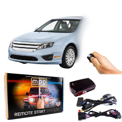 MPC Factory Remote Activated Remote Start Kit Compatible with 2010-2012 Ford Fusion - Plug & Play - Key-to-Start - Gas - Firmware Preloaded