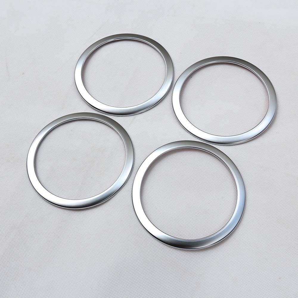 YUECHI for BMW 3 Series F30 F34 316 320i 328i 2013-2017 ABS Chrome Door Speaker Sound Ring Trim Accessories