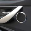 YUECHI for BMW 3 Series F30 F34 316 320i 328i 2013-2017 ABS Chrome Door Speaker Sound Ring Trim Accessories view 3