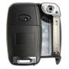 KeylessOption Keyless Entry Remote Flip Key Fob Shell Case Cover Button Pad for Kia Optima Rio Soul Sportage view 2