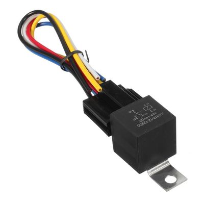 Yongse 10pcs Interlocking 5 Pin Sockets 12V 40A Waterproof SPDT