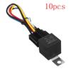 Yongse 10pcs Interlocking 5 Pin Sockets 12V 40A Waterproof SPDT view 2