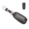 MECHCOS Compatible with Ford Maverick F-150 F-250 F-350 F-450 F-550 Super Duty Ranger Bronco Expedition EcoSport Escape Explorer Fusion F-650 F-750 Key Fob Cover Case Leather Protector Remote Holder view 1