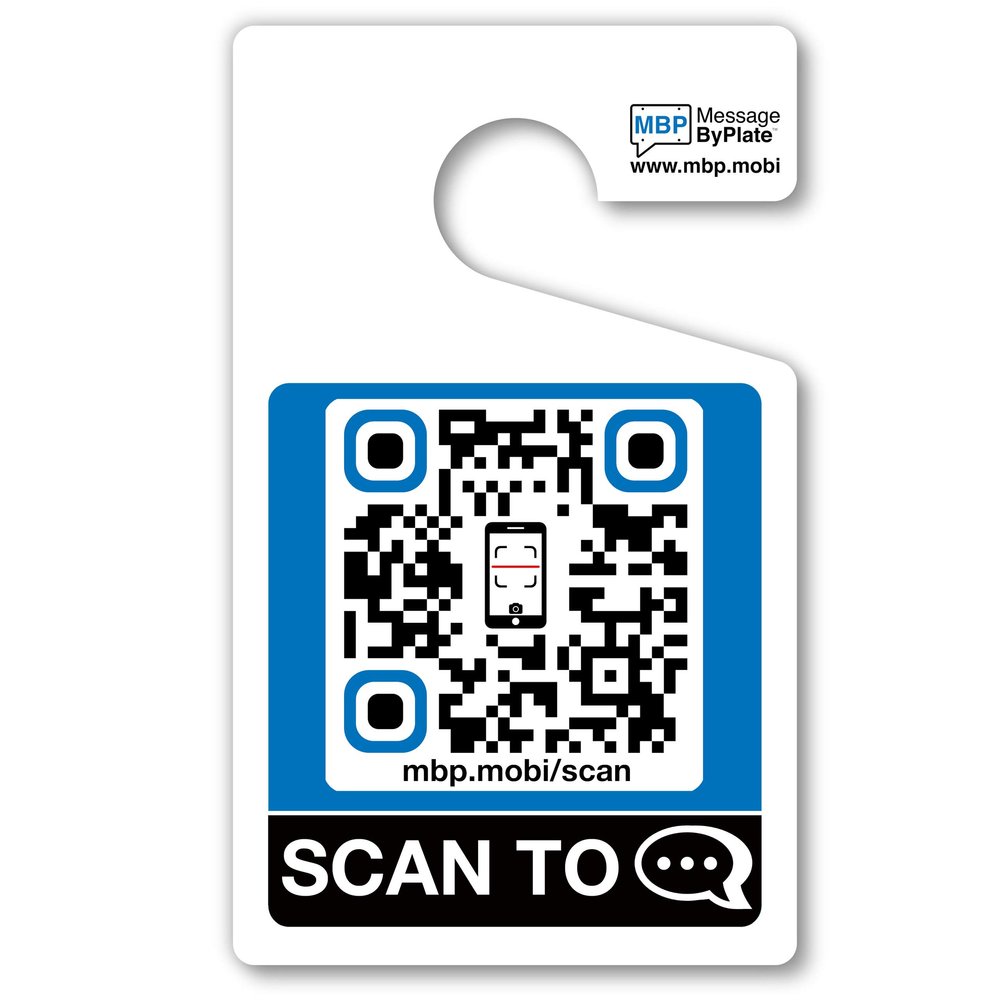 Scan to Text Driver - Mirror Hang Tag