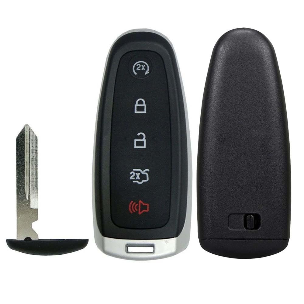 AKS KEYS Replacement for Ford Smart Key 5 Buttons That Use FCC M3N5WY8609 and Part Number 164-R8092 / BT4T-15K601-Hx Compatible with 2011-2019 Selected Models (1)