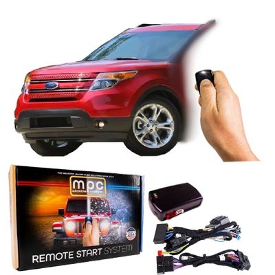 MPC OEM Remote Activated Remote Start Compatible with 2011-2015 Ford Explorer Key-to-Start Use Your Factory Remotes to Start - Plug & Play - Firmware Preloaded