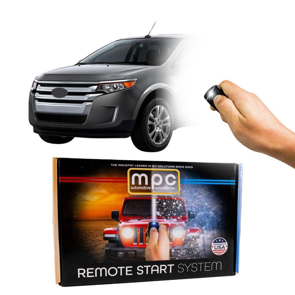 MPC Factory Remote Activated Remote Start Kit Compatible with 2011-2014 Ford Edge - Plug & Play - Firmware Preloaded