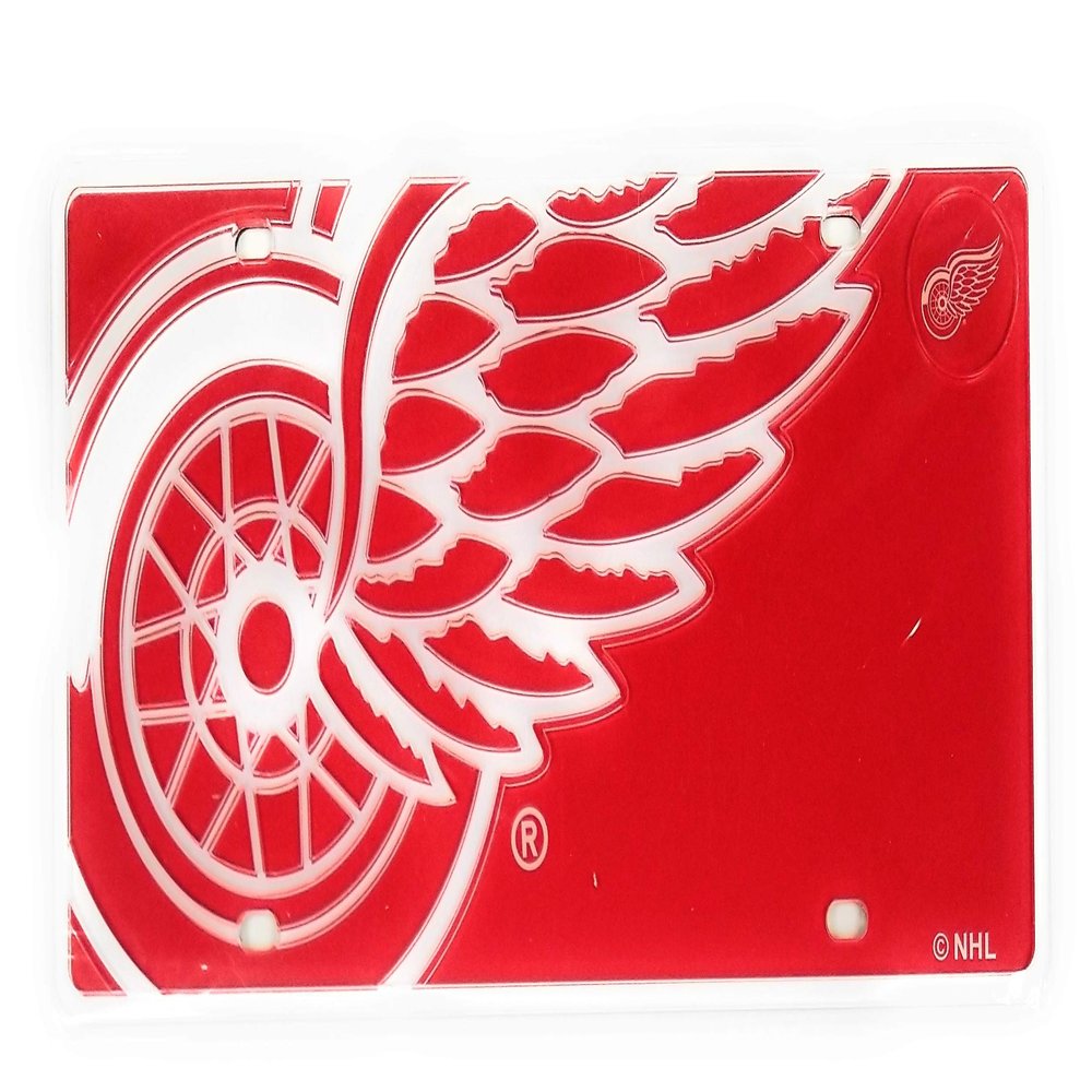 Stockdale Red Wings MEGA Logo Design Premium Laser Cut Tag Acrylic License Plate