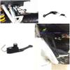 GUAIMI Motorcycle Helmet Lock Anti-Theft Helmet Security Lock Compatible with MT-07 FZ-07 2014-2020 FJ-07 2014-2016 S1000R S1000RR HP4 2009-2018-Black view 1
