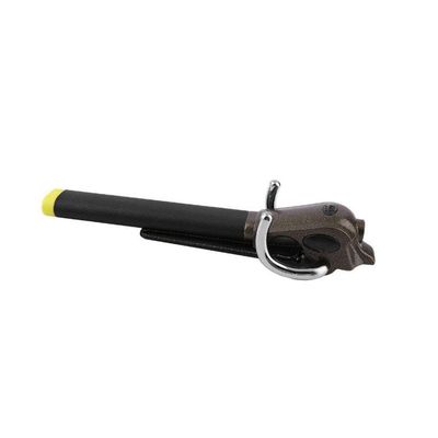1PC Universal Foldable Car Anti-Theft Steering Wheel Lock and Three Keys Alloy+Leather