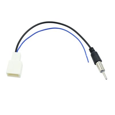 X AUTOHAUX DC 12V Car Radio Antenna Wire Harness Female Adapter Wire Terminal Plug Connector Cable for Toyota Prado
