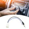 X AUTOHAUX DC 12V Car Radio Antenna Wire Harness Female Adapter Wire Terminal Plug Connector Cable for Toyota Prado view 4