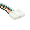 X AUTOHAUX 2 in 1 DC 12V Car Wire Harness Male Socket W FM Antenna Adapter Cable for Nissan view 3