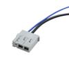 X AUTOHAUX 2 in 1 DC 12V Car Wire Harness Male Socket W FM Antenna Adapter Cable for Nissan view 4