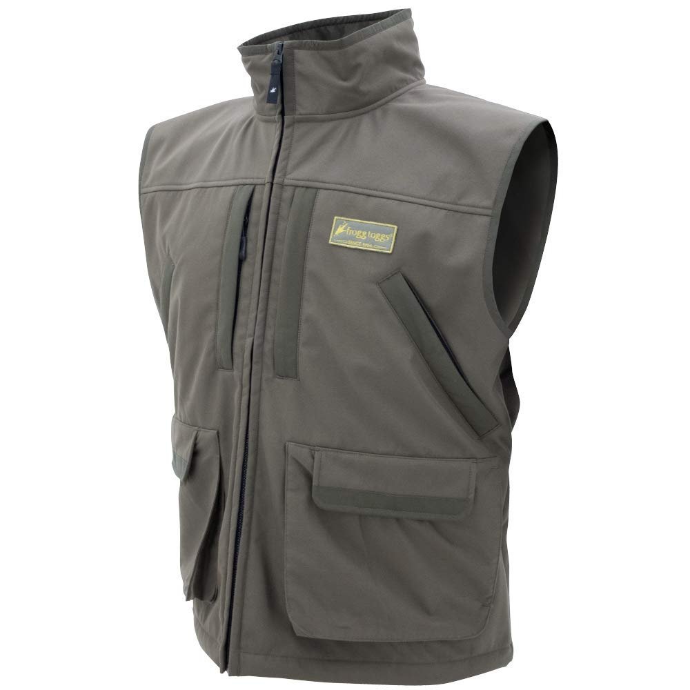 Frogg Toggs Frogg Toggs Pilot Fleece Vest, Brown, Size Small Pilot Fleece Vest, Brown, Small
