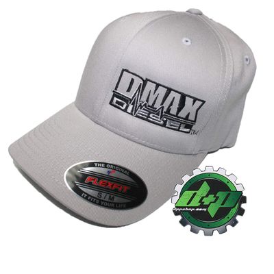 Diesel Power Plus S/M Silver Chevy Duramax Flexfit hat Ball Cap Fitted Flex fit Gear Dmax Truck