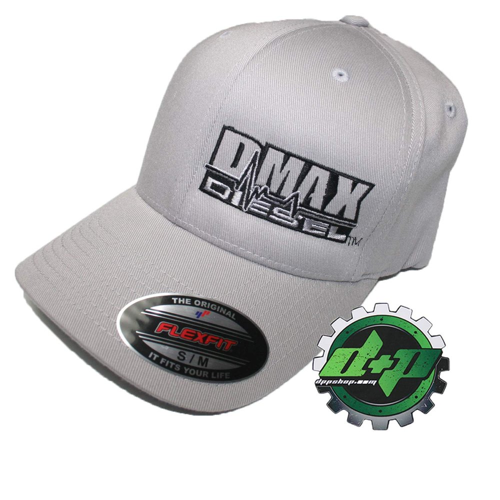 Diesel Power Plus S/M Silver Chevy Duramax Flexfit hat Ball Cap Fitted Flex fit Gear Dmax Truck