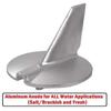 GLM Aluminum Trim Tab Anode for Yamaha 200 225 250 300 Hp Replaces 61A-45371-00-00 Read Item Description for Applications view 2