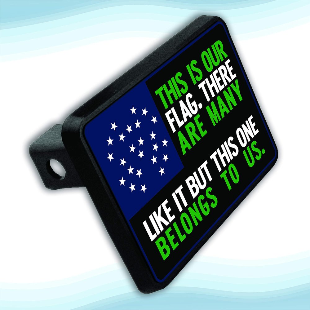 NYPD This is Our Flag Trailer Hitch Cover