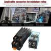 Ximimark 5Sets DC 12V Coil Power Relay LY2NJ HH62P JQX-13F DPDT 8 Pin 10A with Socket Base view 2