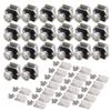 RDEXP Push Button Keyless Locks Latch Cupboard Caravan for RV Drawer Cabinet Door Thickness 15-18mm Set of 20 view 1