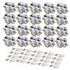 RDEXP 26mm Opening Hole Pearl Nickel Push Button Cabinet Latch Knobs for Motorhome Cupboard Cabinet Door Set of 20 view 1