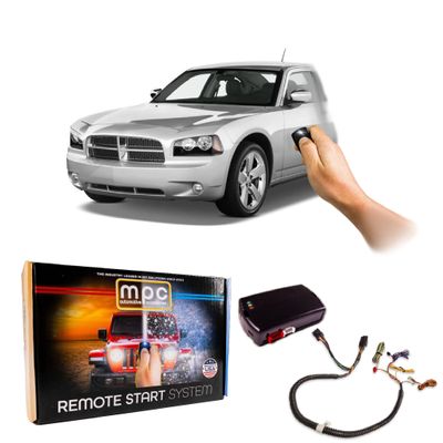 MPC Complete Factory Remote Activated Remote Start Kit Compatible with 2008-2010 Dodge Charger - Prewired - w/T-Harness