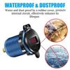 iMESTOU Aluminium Quick Charge 3.0 Marine Dual USB Phone Charger Adapter Waterproof Car USB Socket Outlet DIY Kit with Voltmeter 10A Fuse for 12V/24V Motorcycle Automotive Boat Bus Truck ATV UTV RV view 3