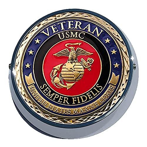 MotorDog69 Goldwing Coin Mount with Marine Veteran