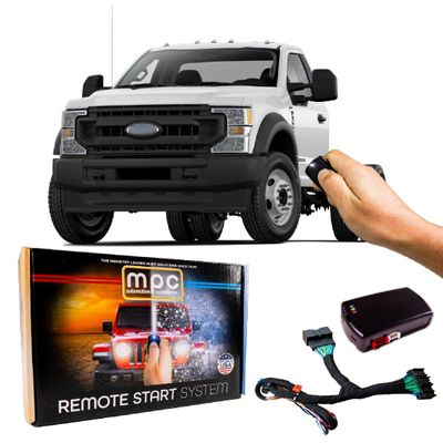 MPC Plug N Play Remote Starter Compatible with 2017-2022 Ford F-550 Super Duty |Gas| |Key to Start| with T-Harness OEM Key Fob Activated