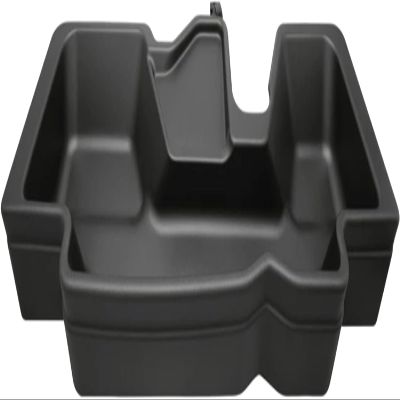 Husky Liners Gearbox Storage Systems | Fits 2019-2026 Dodge Ram 1500 Crew Cab with Factory Storage Box (Will NOT fit Models w/Heat/Cool Rear Seats) | Under Seat, 1-pc Black - 09411
