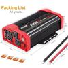 NDDI POWER 1500W Car Power Inverter 12V DC to 110V AC Car Converter Charger Adapter with Dual 3.1A USB Port and AC Outlets Quick Charging view 2
