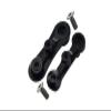 1:10 Baja Rey/Rock Rey/Hammer Rey U4 Upgrade Parts Aluminum Stabilizing Mount For Steering Assembly - 1Pr Set Black view 1