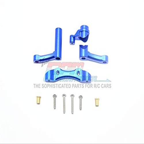 GPM For Losi 1:10 Baja Rey/Rock Rey/Hammer Rey U4 Upgrade Parts Aluminum Steering Assembly - 1 Set Blue