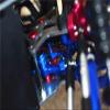 GPM For Losi 1:10 Baja Rey/Rock Rey/Hammer Rey U4 Upgrade Parts Aluminum Steering Assembly - 1 Set Blue view 3