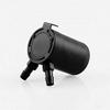 ROADYAKO Universal Auto Car Racing Baffled 2-Port Oil Catch Can/Tank/Air-Oil Separator Kit Auto Parts view 3