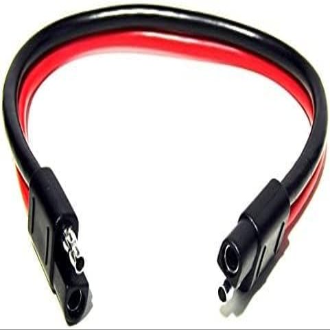 Pro Trucker 2 Pin Quick Disconnect Wire Harness SAE Connector Bullet Lead Cable - (12 Gauge / 24")